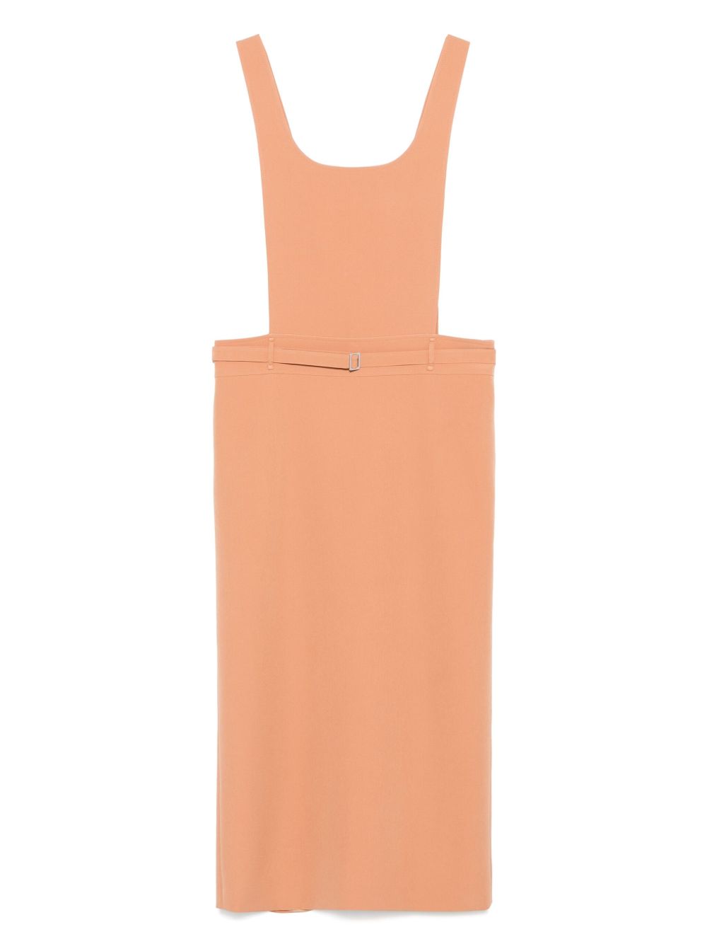 A.M.G. sleeveless midi dress - Brown