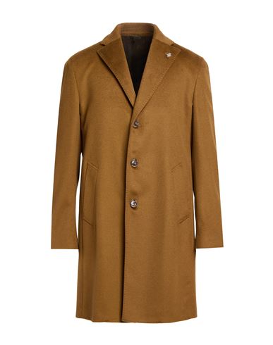 Man Coat Camel Size 40 Virgin Wool, Cashmere