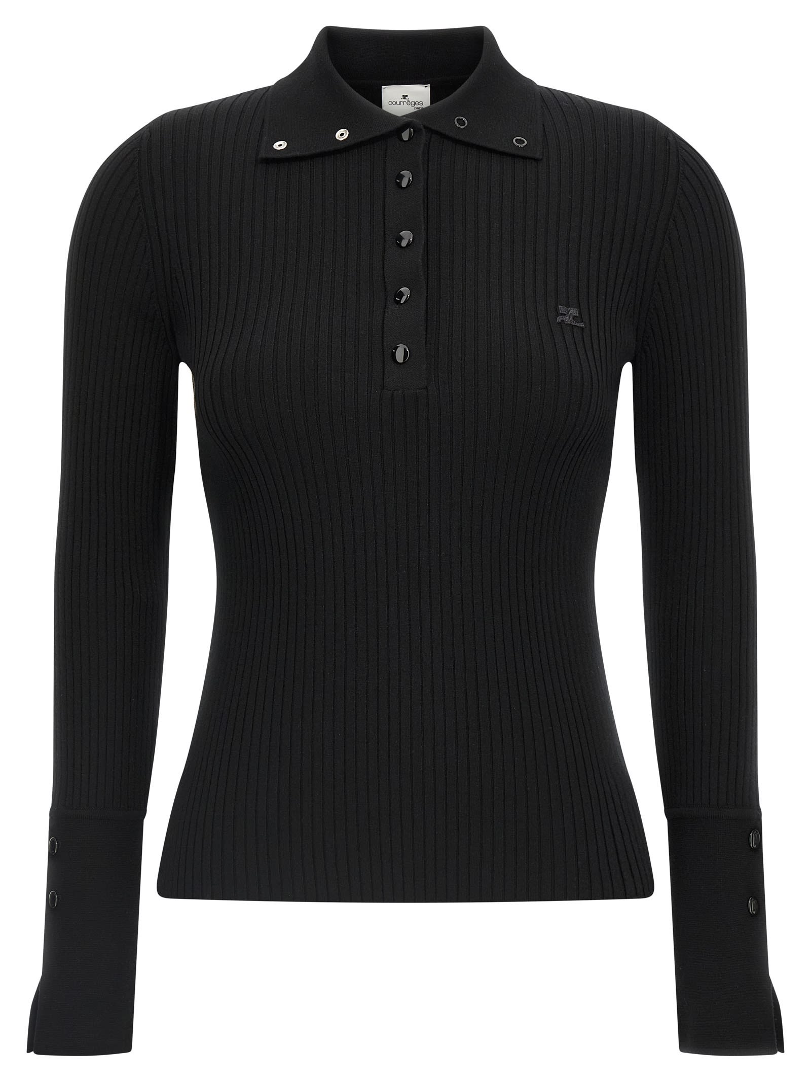 Ribbed Polo Shirt