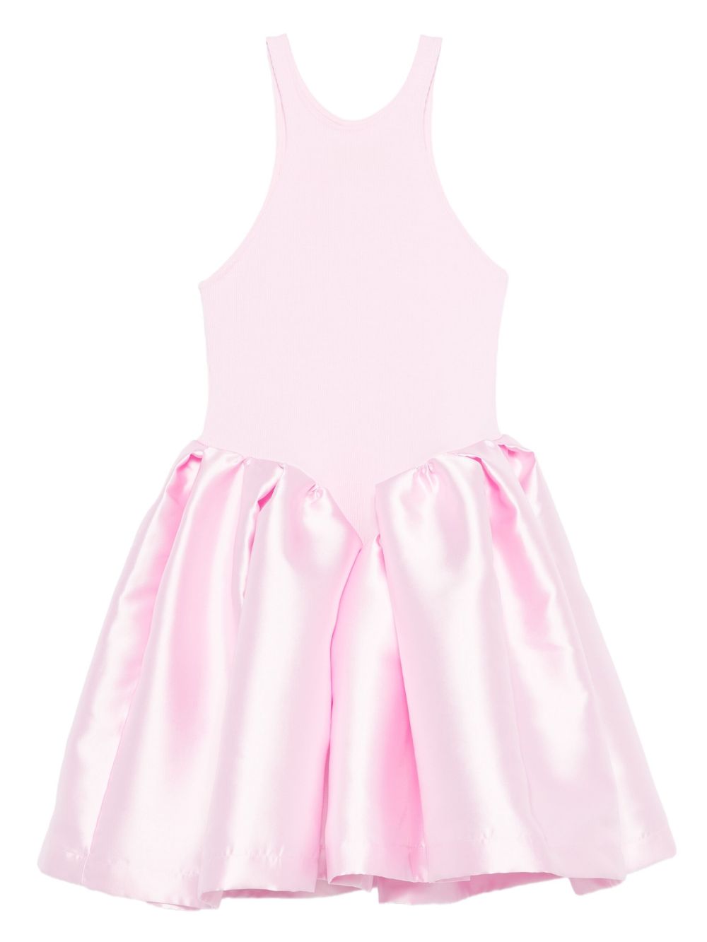 Flared mini dress - Pink