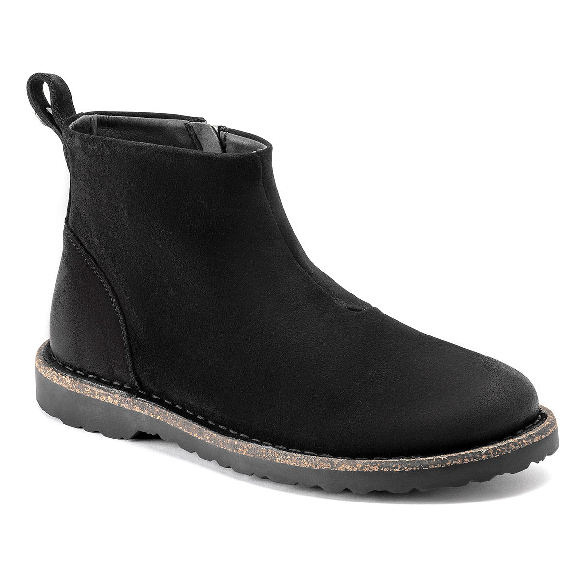 Women's Melrose Suede Leather Black Booties