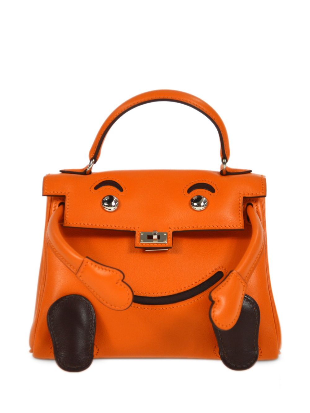 2000 pre-owned Kelly Doll mini bag - Orange