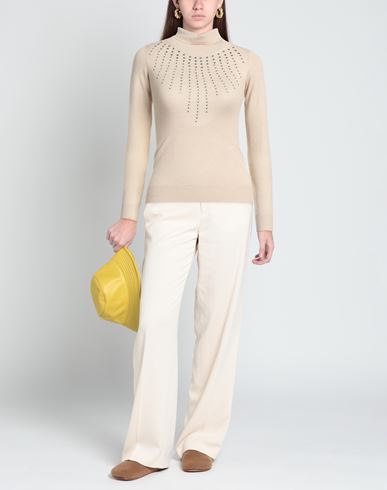 Woman Turtleneck Beige