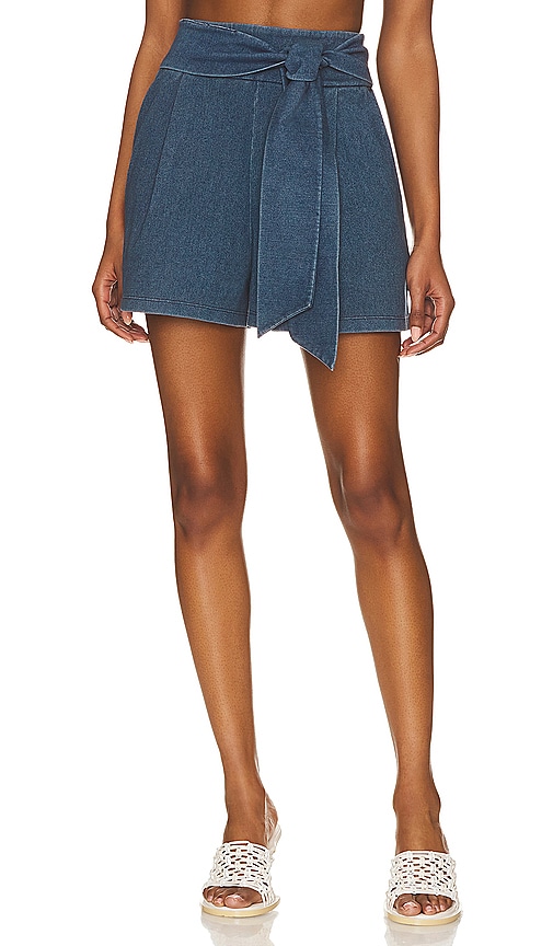 Susana Monaco Stretch Denim Shorts in Blue. -  XS also in
