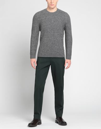 Man Sweater Grey Size 36 Cotton, Baby alpaca wool, Polyamide, Merino Wool, Elastane