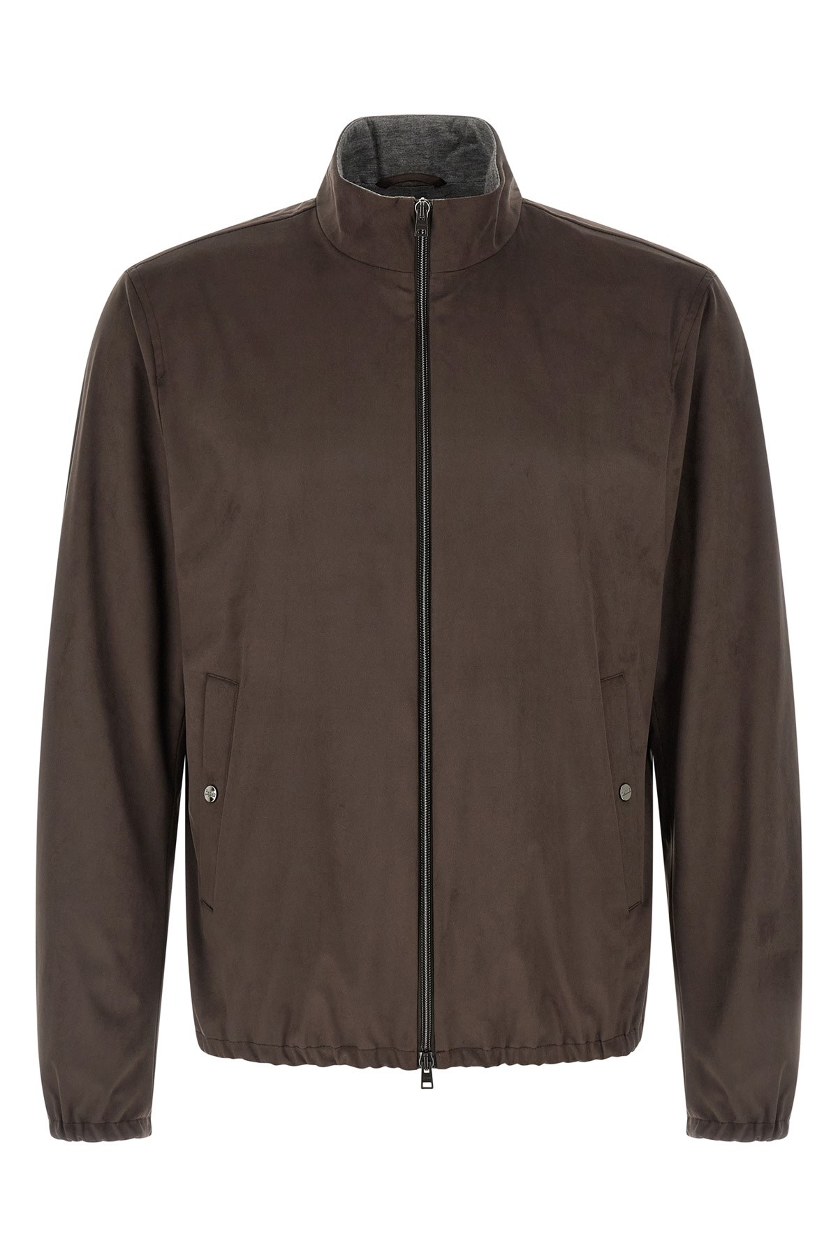 Suede Effect Jacket