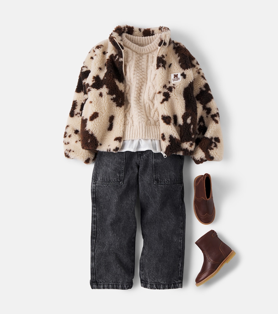 Echo layered wool-blend sweater