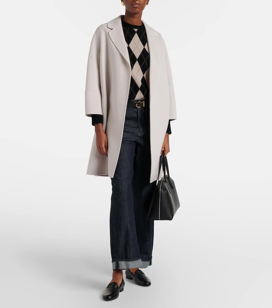 Arona virgin wool wrap coat
