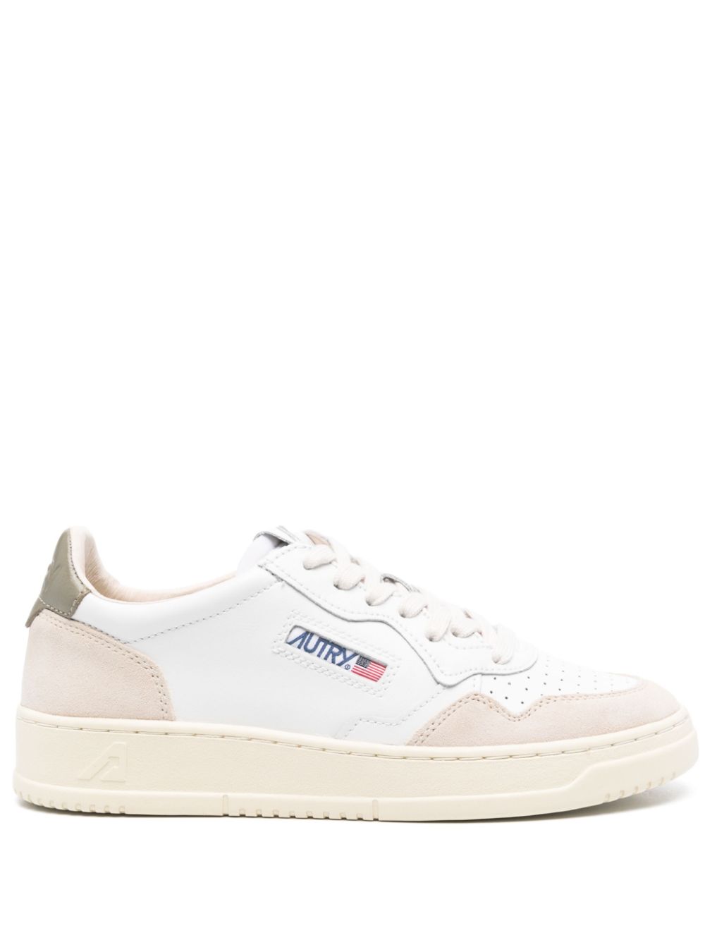 Medalist leather sneakers - White