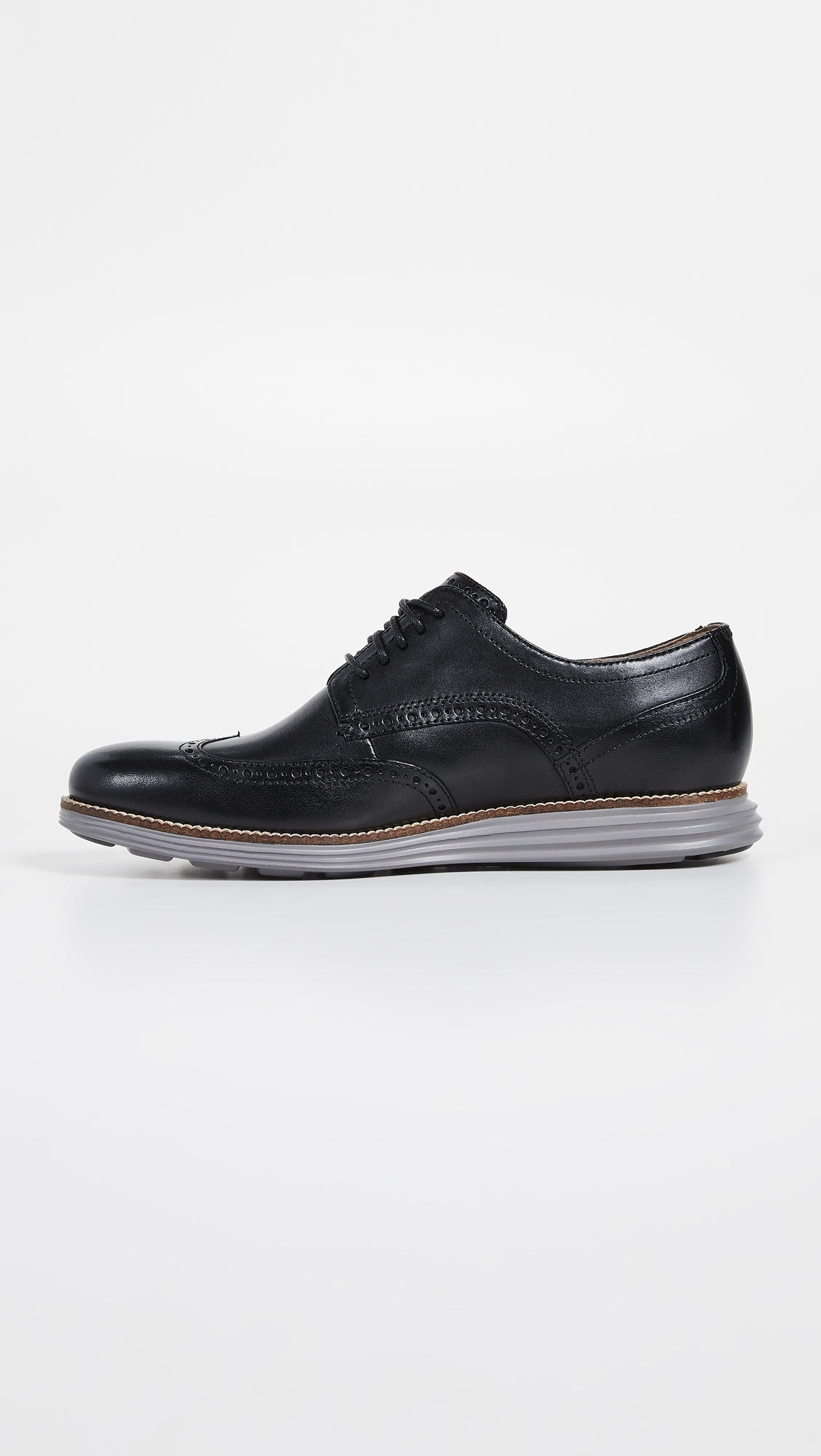 Original Grand Short Wingtip Oxford Black/Ironstone