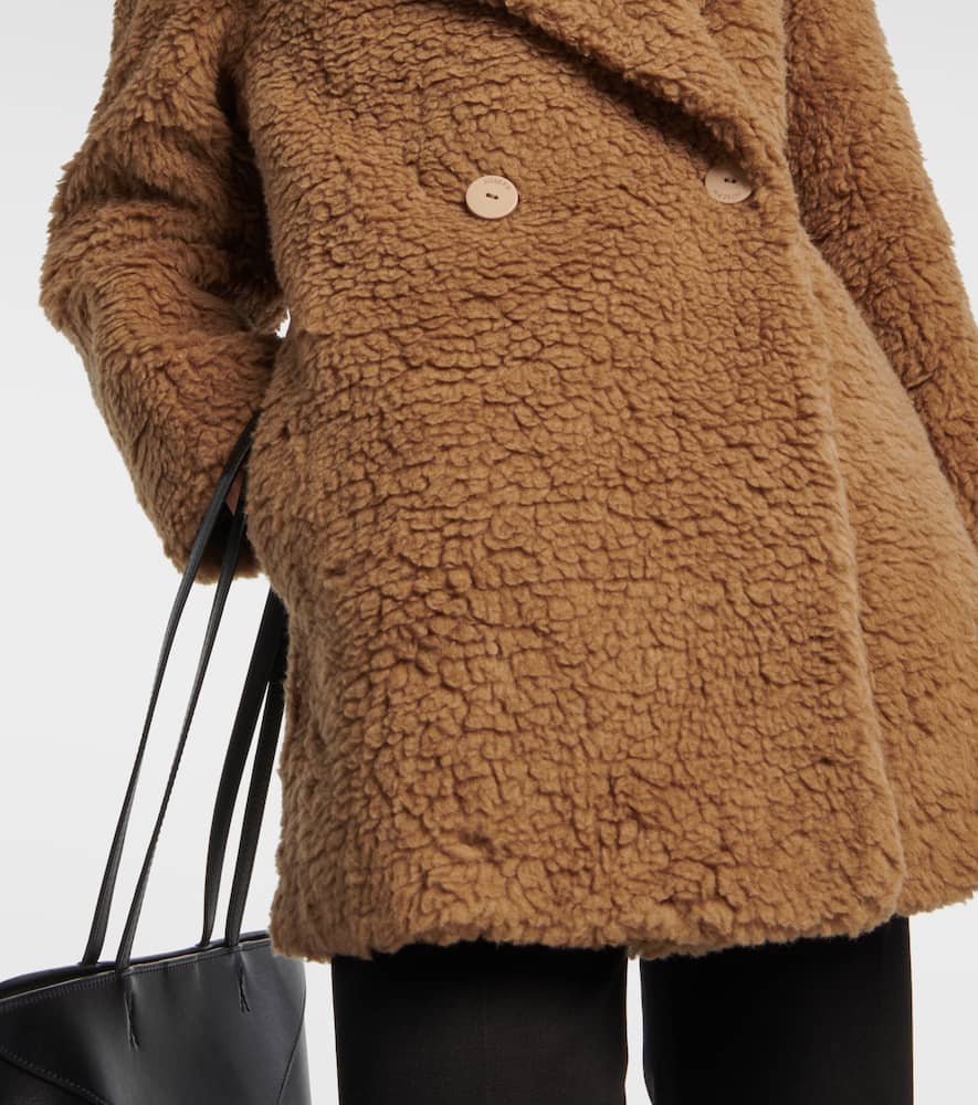 Joseph Sherpa Cabanis camel hair and silk coat