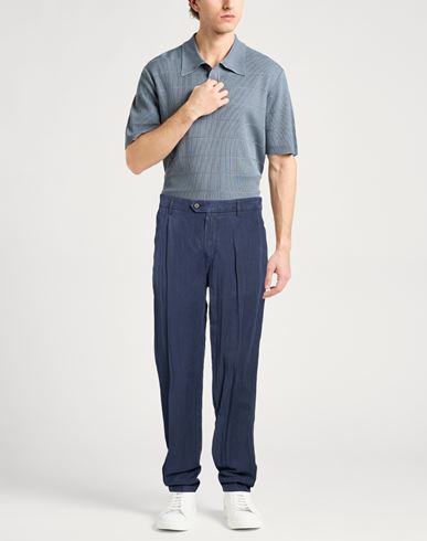 Platinum Man Pants Navy Size 30 Lyocell, Linen, Cotton