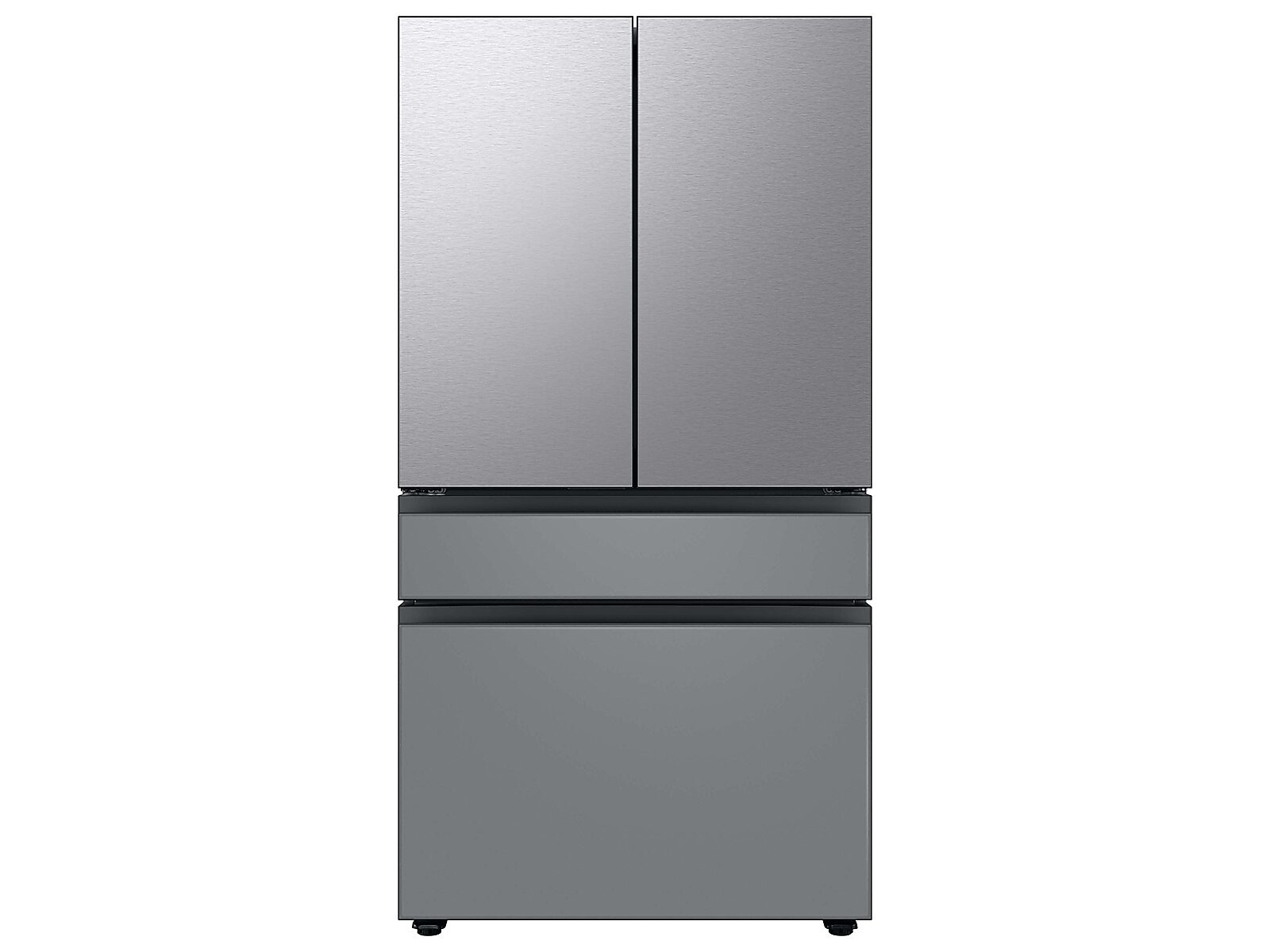 Bespoke 4-Door French Door Refrigerator Panel in Stainless Steel - Top Panel(RA-F18DU4QL/AA)