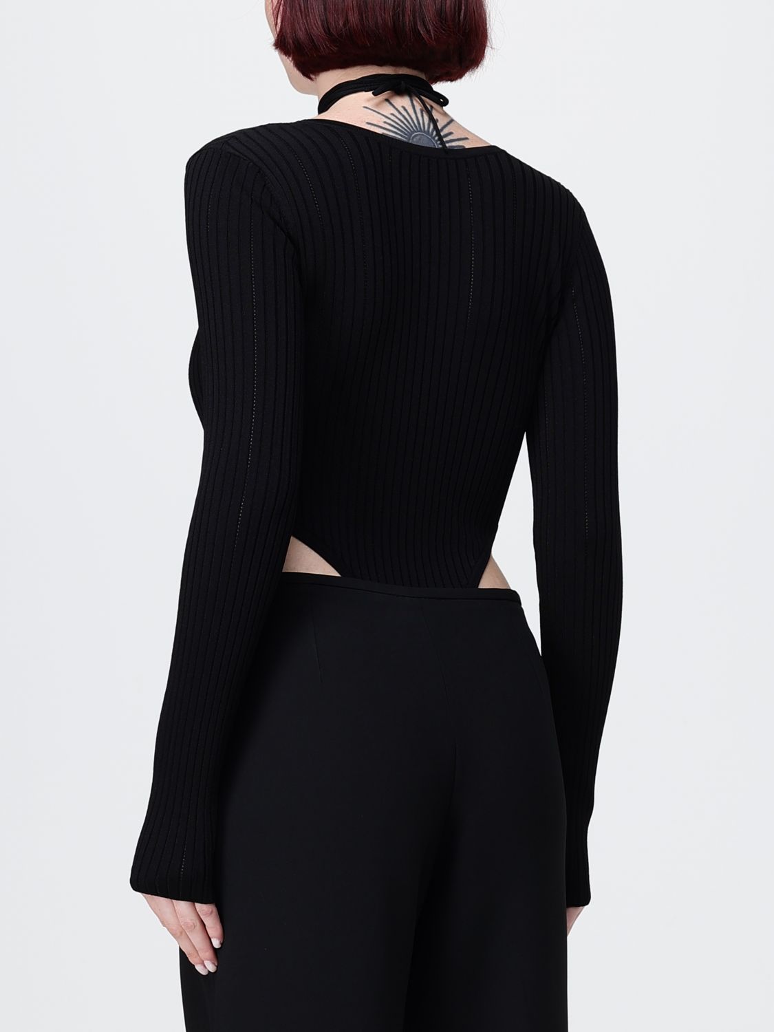 Top Woman color Black