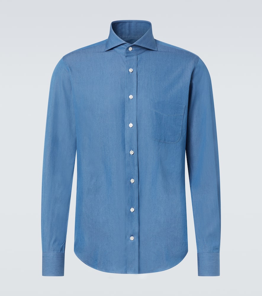 Cotton chambray shirt