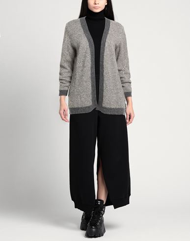 Woman Cardigan Grey Size 0 Alpaca wool, Polyamide, Wool