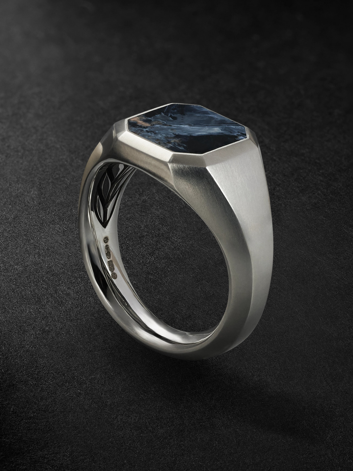 Streamline® Sterling Silver Pietersite Signet Ring
