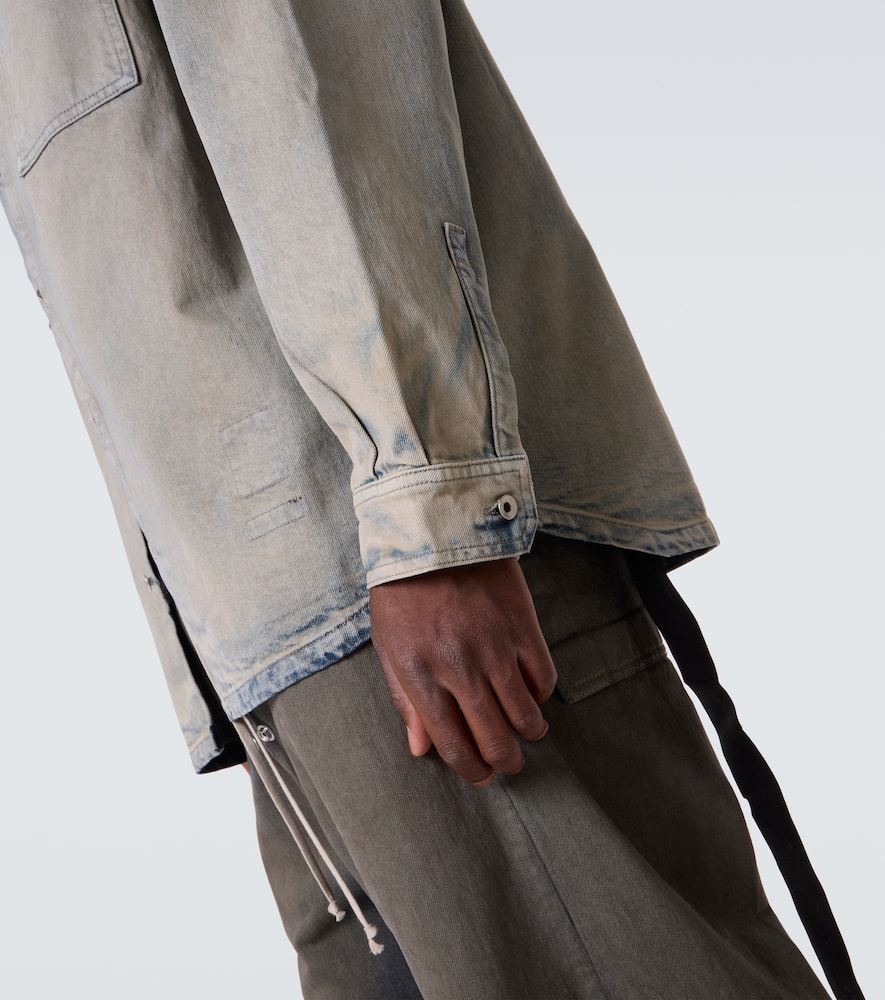 Faded denim shirt