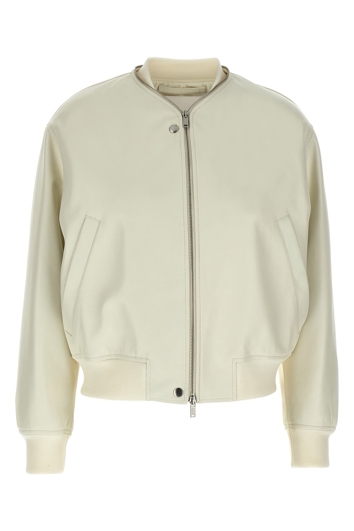 Leather Bomber Jacket