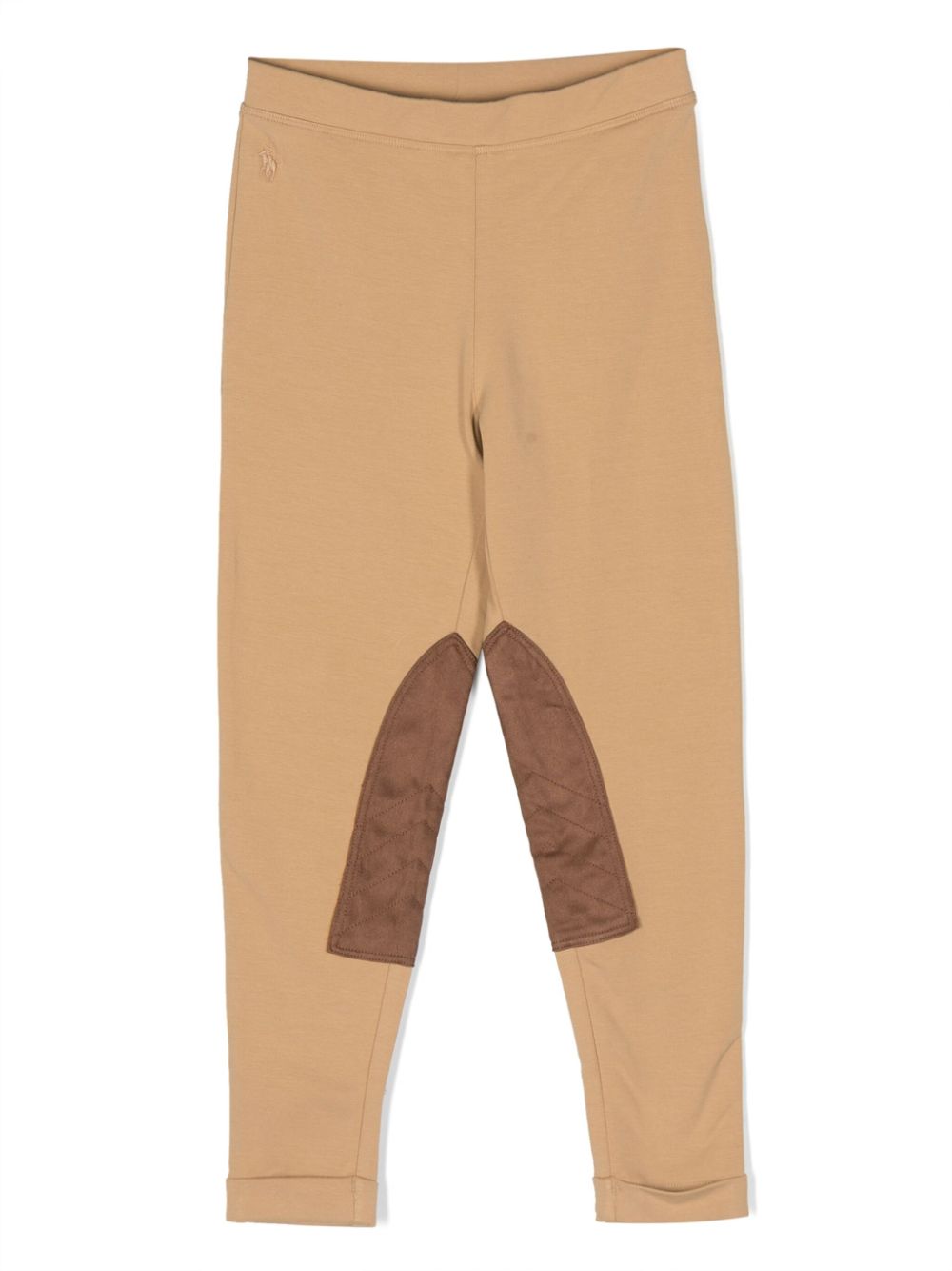 Polo Pony panelled leggings - Brown