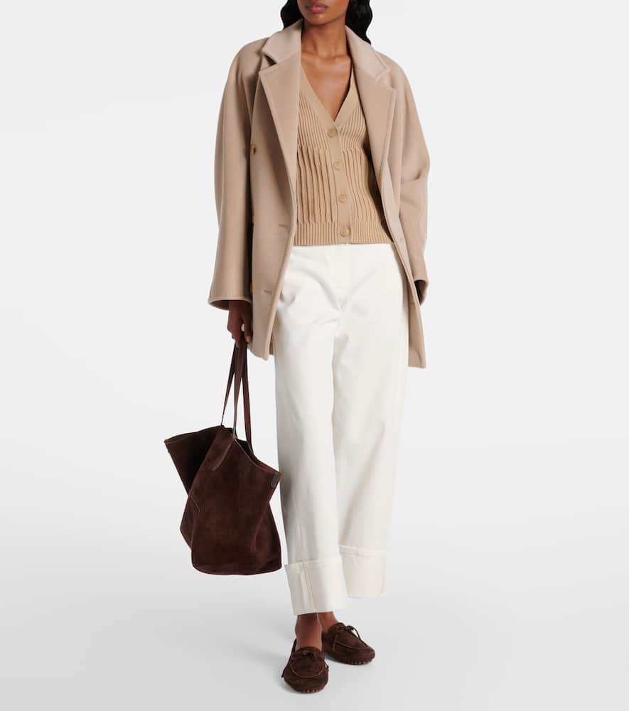 Bimba cotton-blend crêpe vest