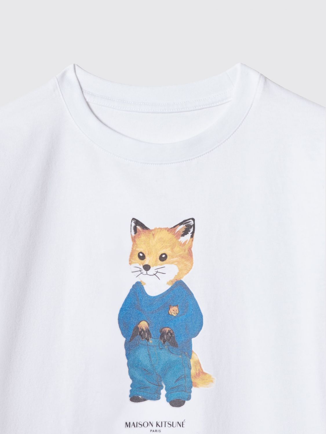 T-Shirt MAISON KITSUNÉ Kids color White