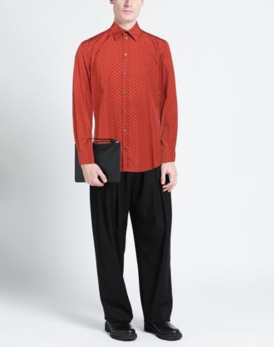 Man Shirt Rust Size 15 ¾ Cotton