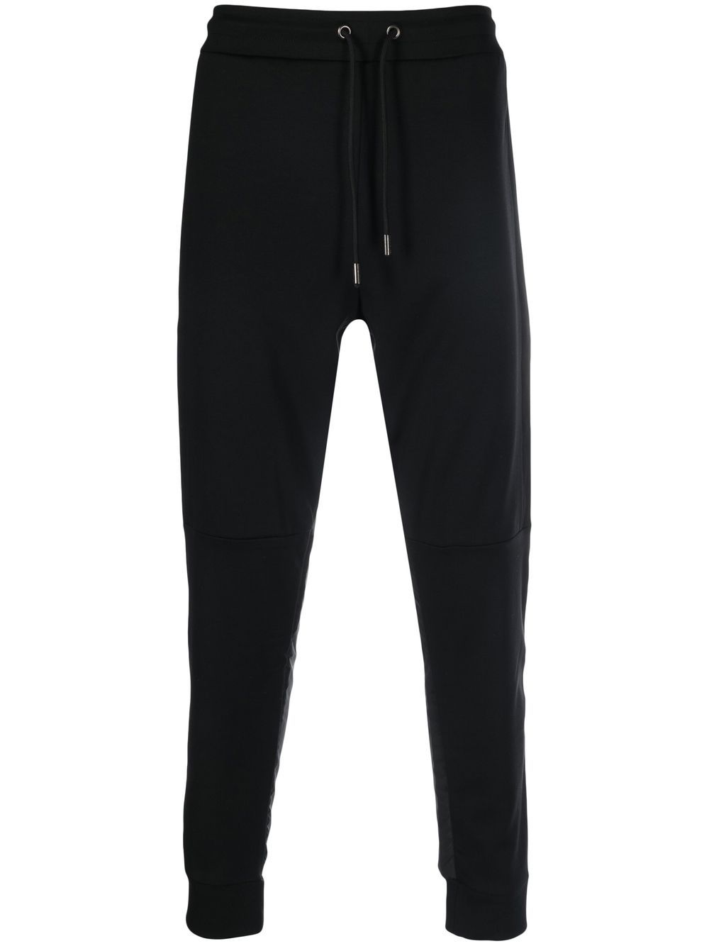 Drawstring-fastening waist trousers - Black