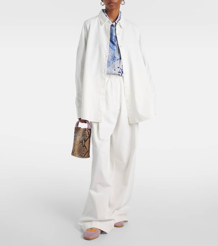 Dries Van Noten Oversized denim shirt