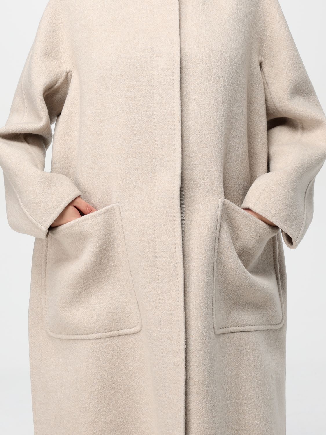 Coat Woman color Brown