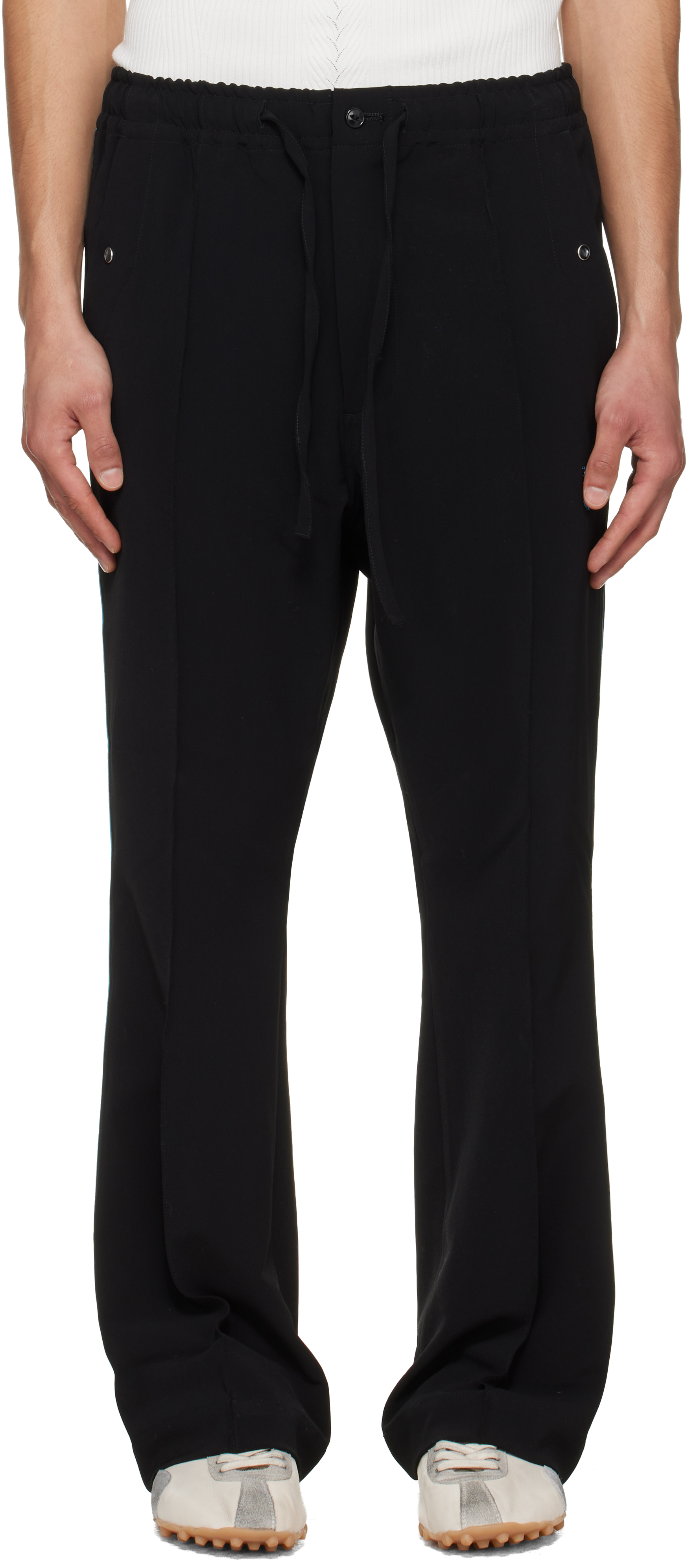 Black Piping Cowboy Lounge Pants