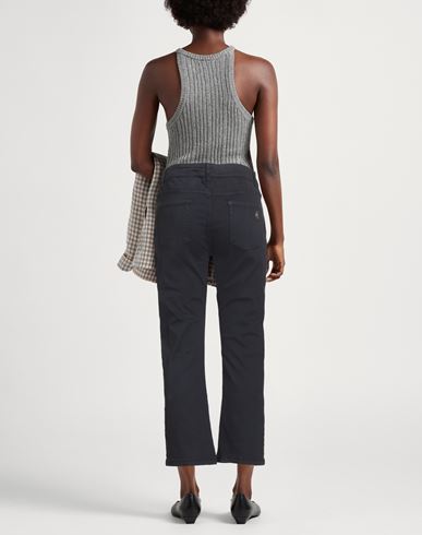 Woman Pants Midnight blue Size 6 Paper, Elastane