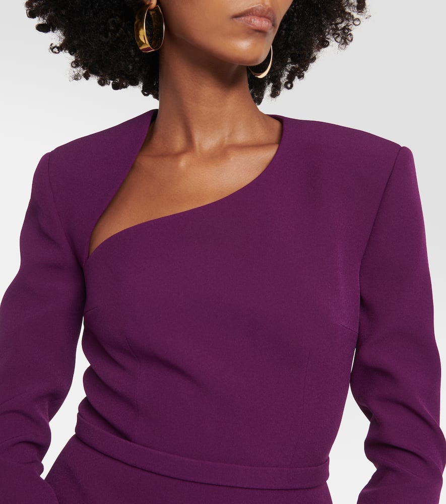 Cutout crêpe top