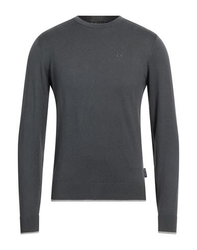 Man Sweater Charcoal Size XS Cotton, Cashmere, Polyamide, Elastane
