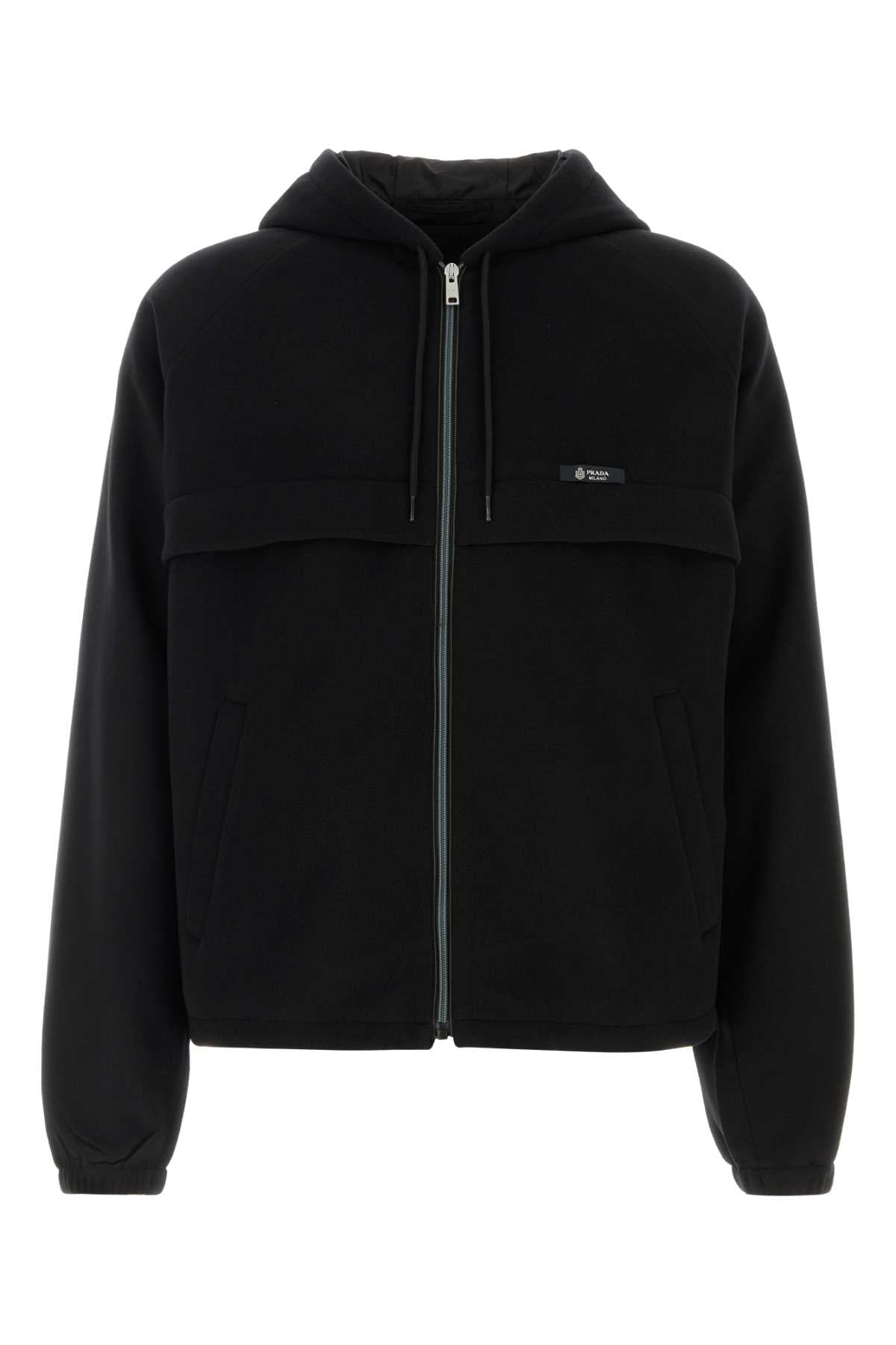 Pile Hooded Jacket — Black