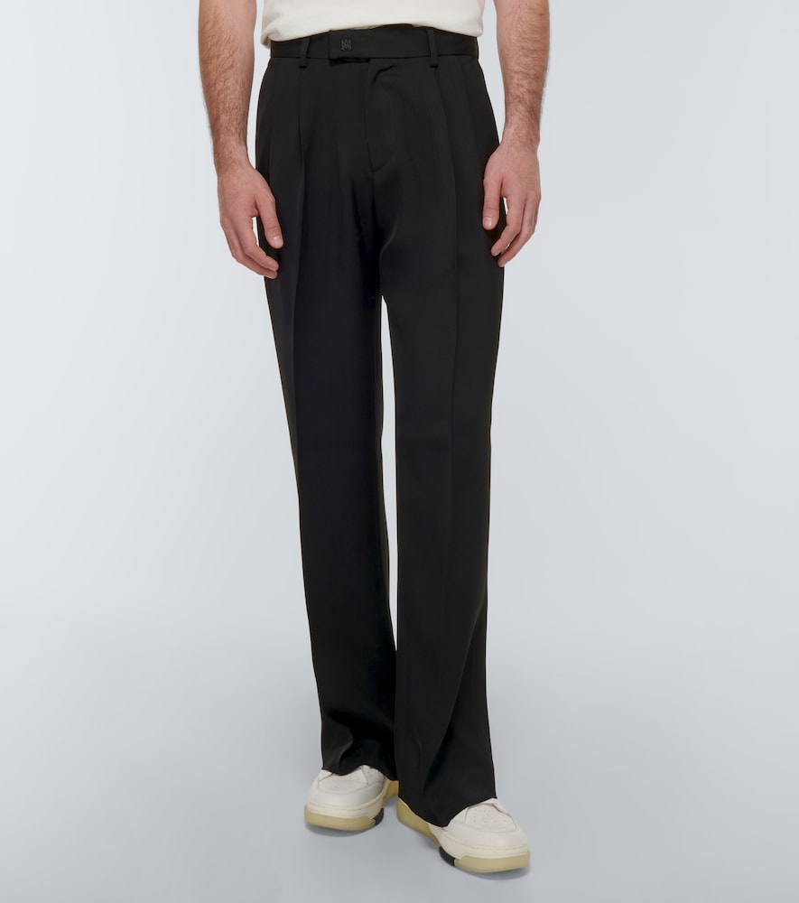 Twill straight pants