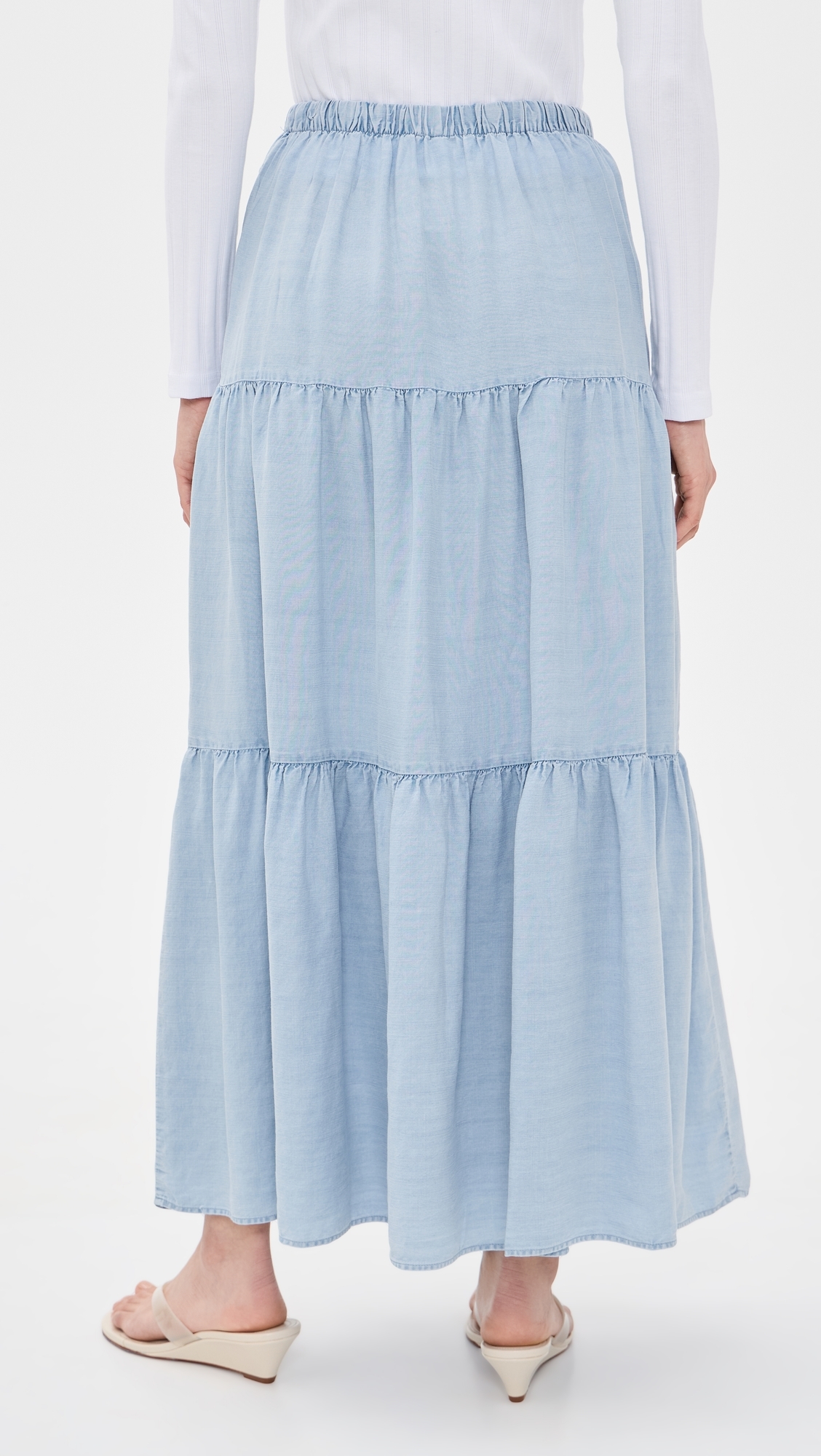 Melanie Indigo Skirt Bleached Indigo