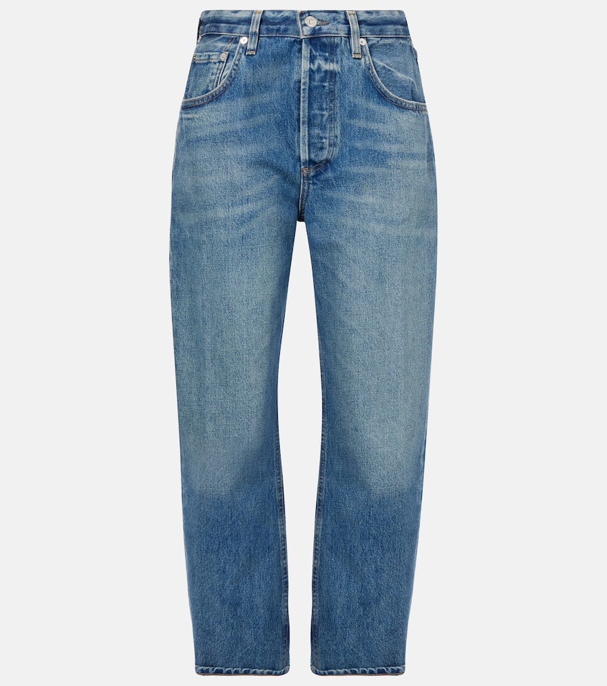 Dahlia mid-rise straight jeans