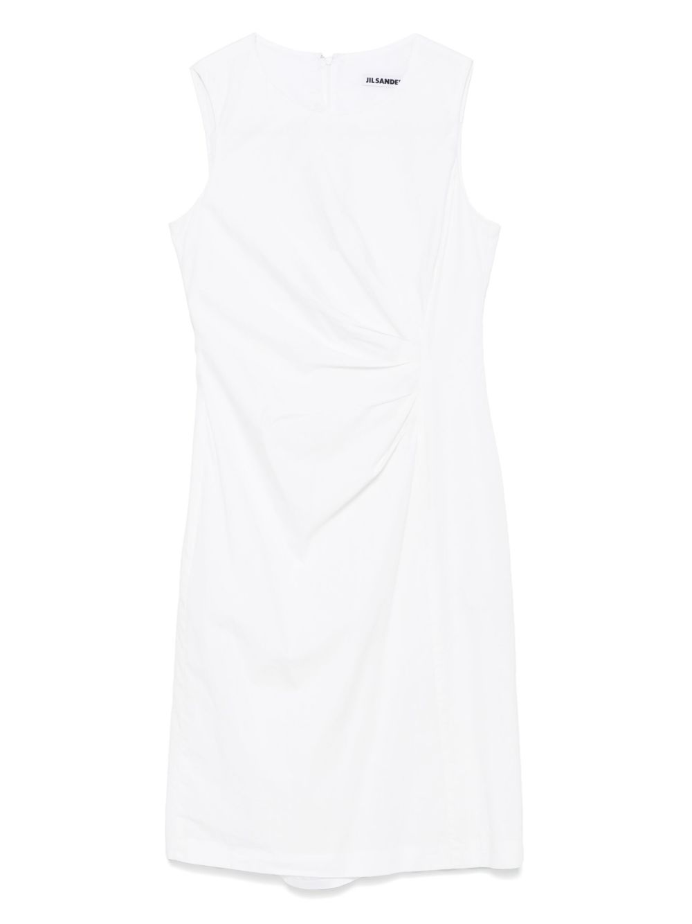 Jil Sander Pre-Owned 2010s poplin midi dress - White