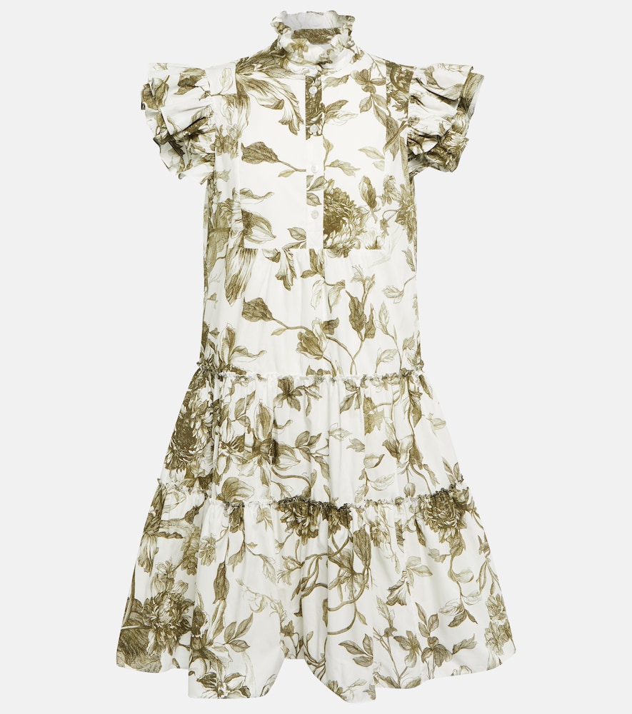 Erdem Pomona printed cotton minidress