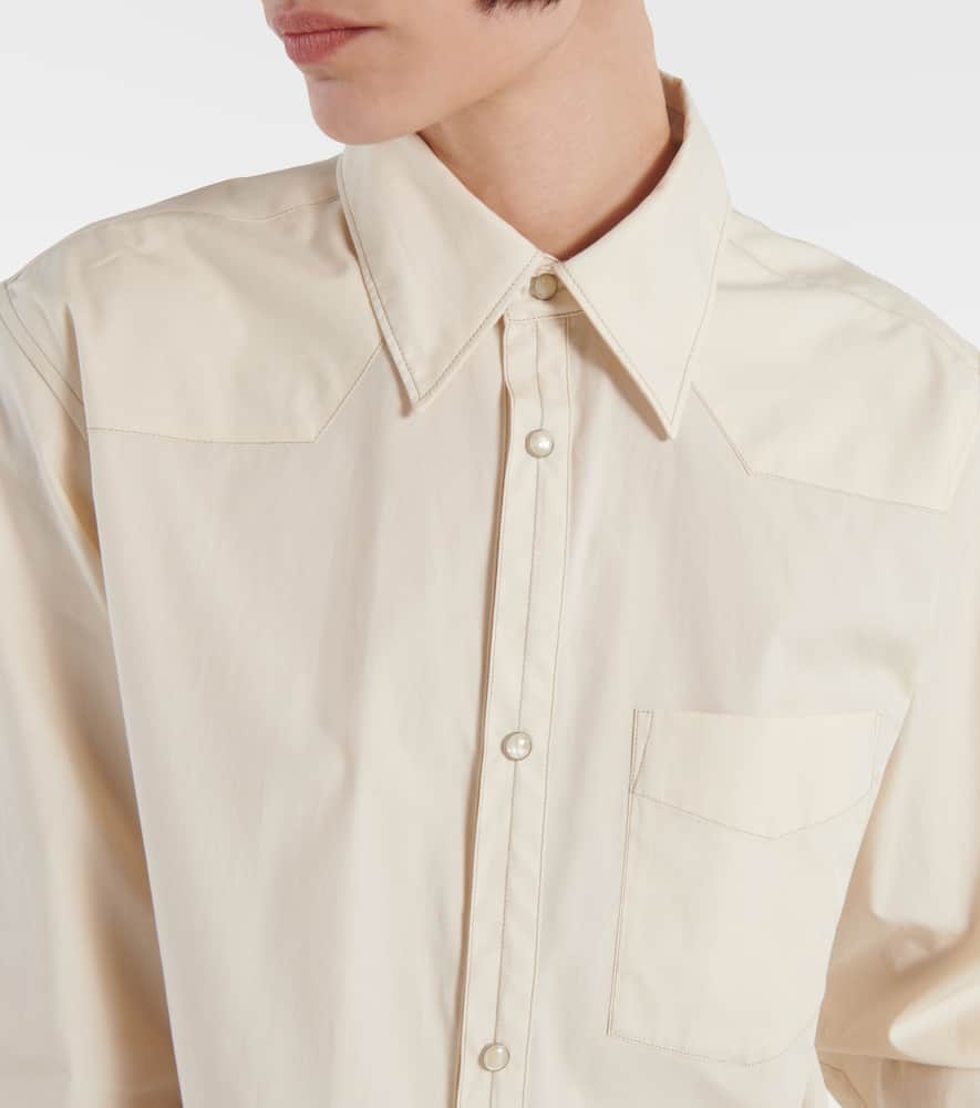 Cotton poplin shirt