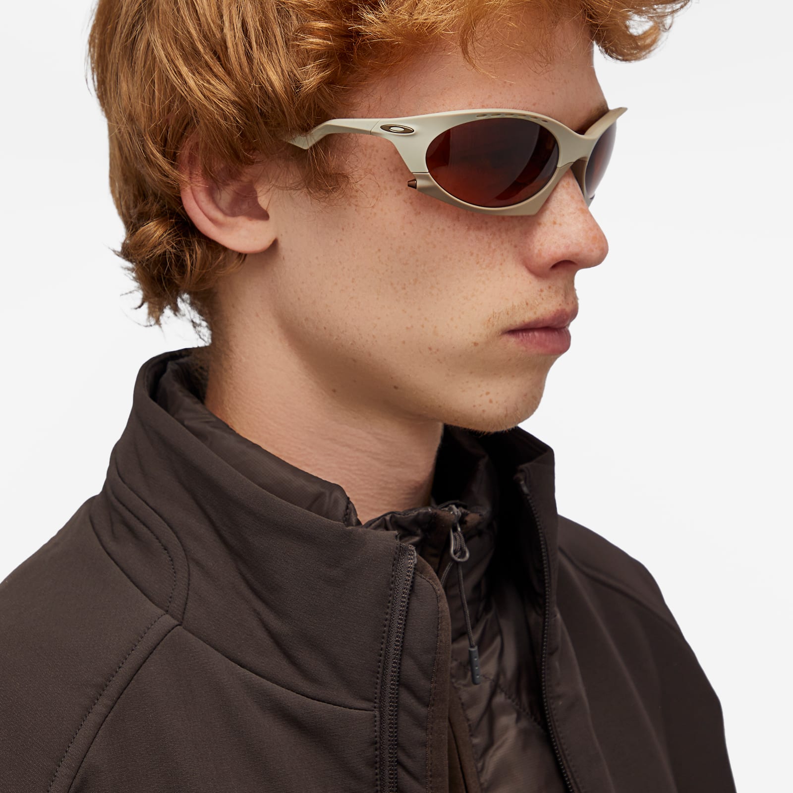 Plantaris Sunglasses in Matte Sand/Prizm Brown Gradient 