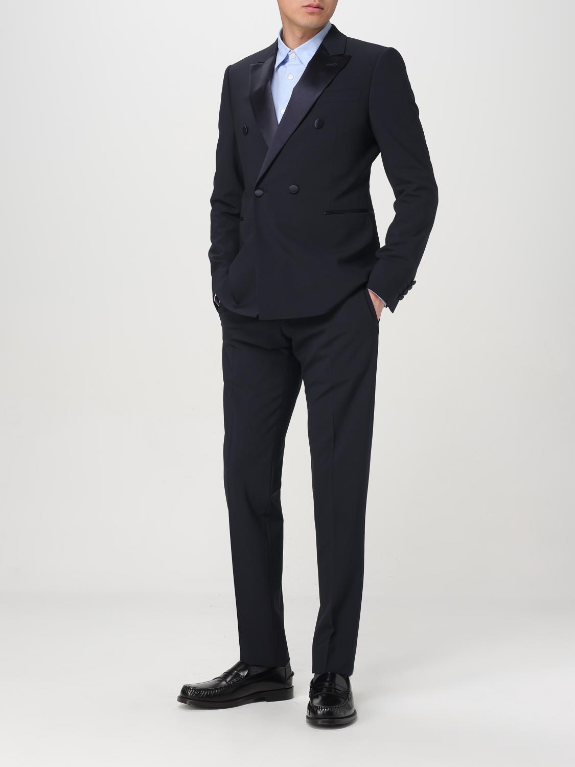 Suit Men color Navy