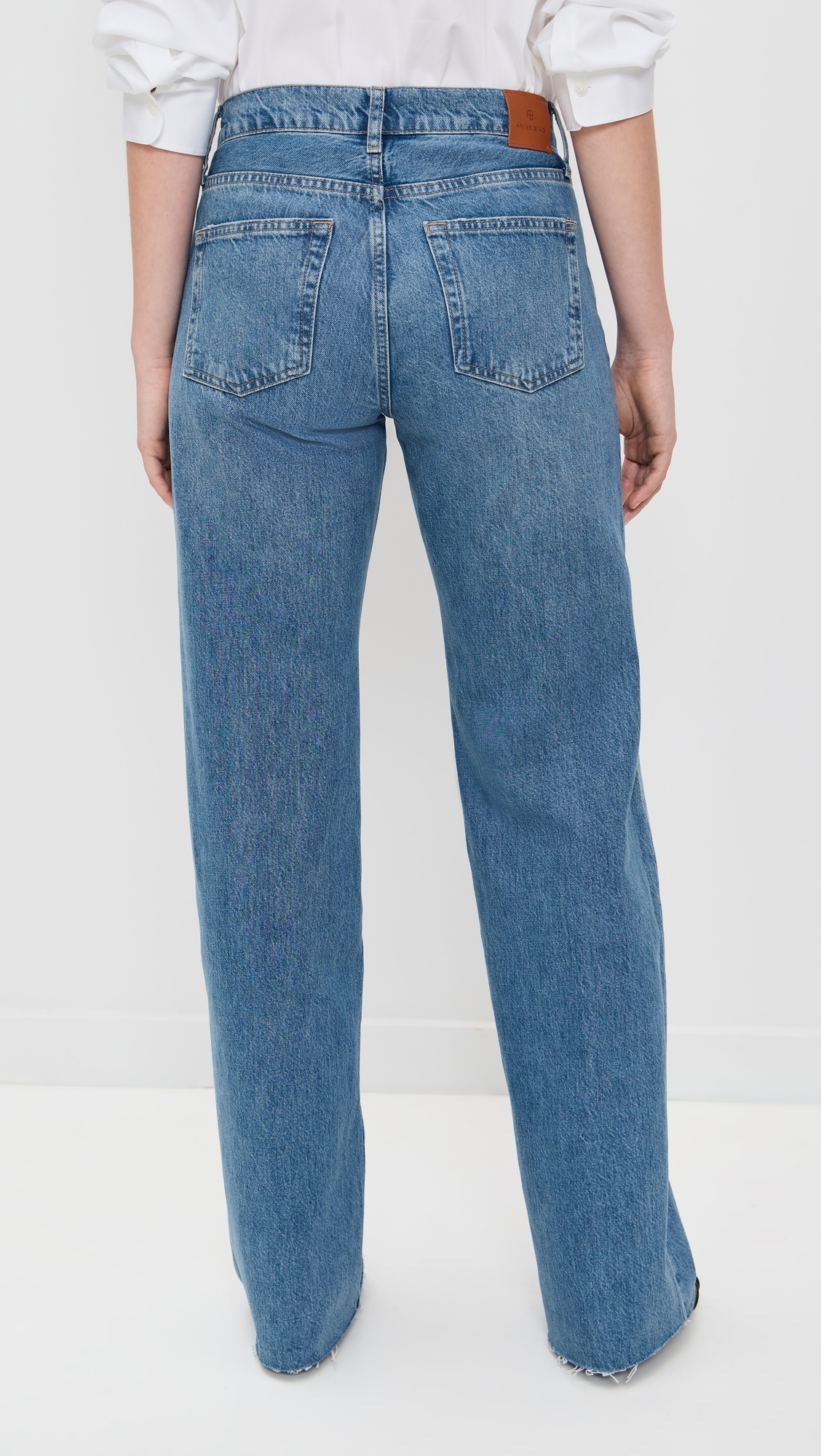 ANINE BING Hugh Jeans Panama Blue