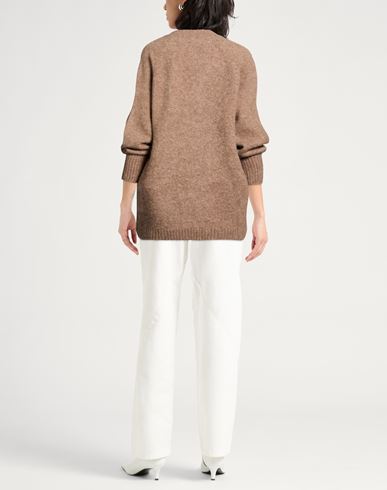 Woman Sweater Light brown Size 4 Alpaca wool, Merino Wool, Polyamide, Elastane