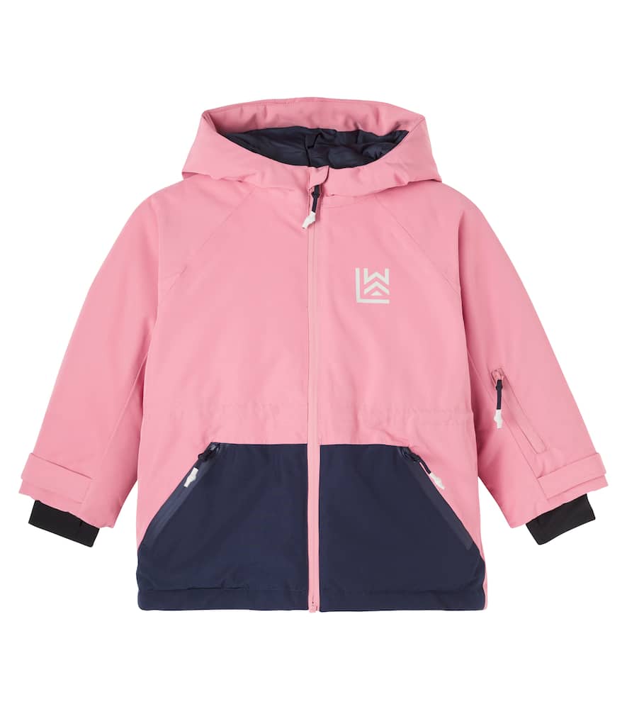 Kalle logo hooded ski jacket