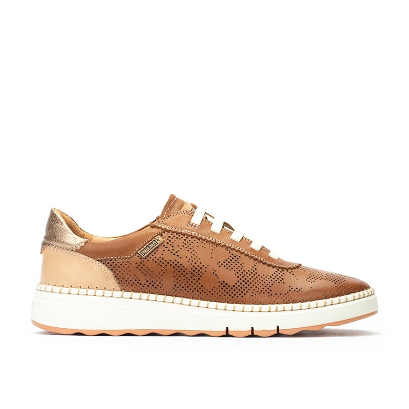 Pikolinos ARENAS W0C Women's leather Sneakers BRANDY
