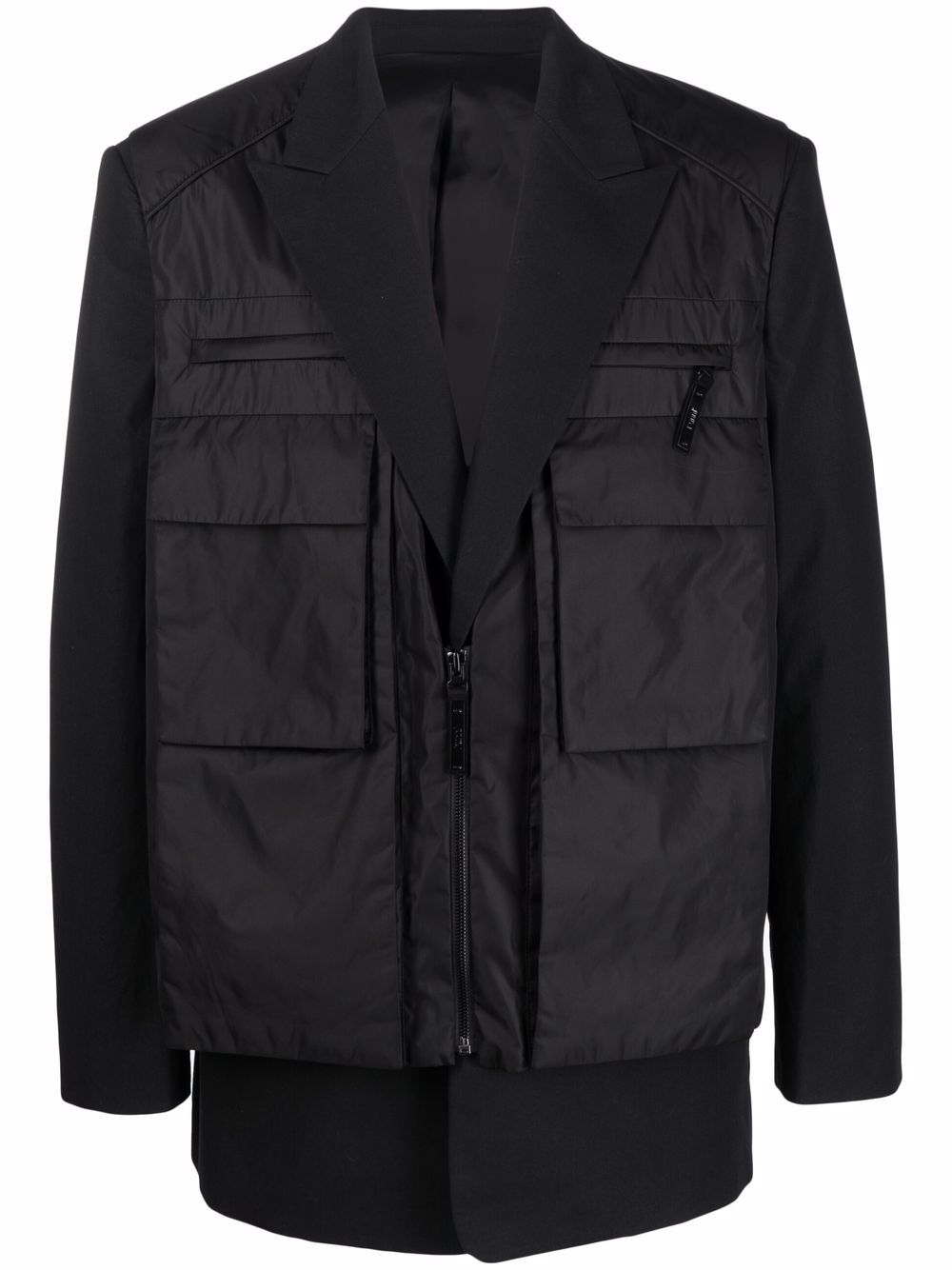 Two-layer vest blazer