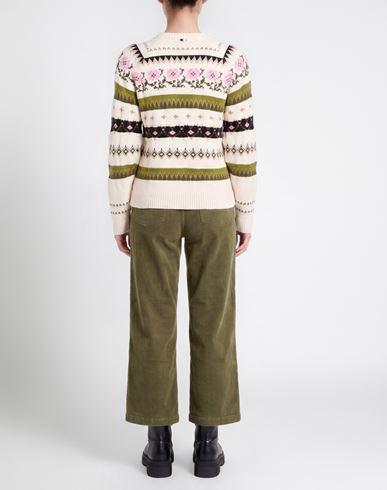 Use Woman Sweater Cream Size L Virgin Wool, Nylon, Alpaca wool, Elastane
