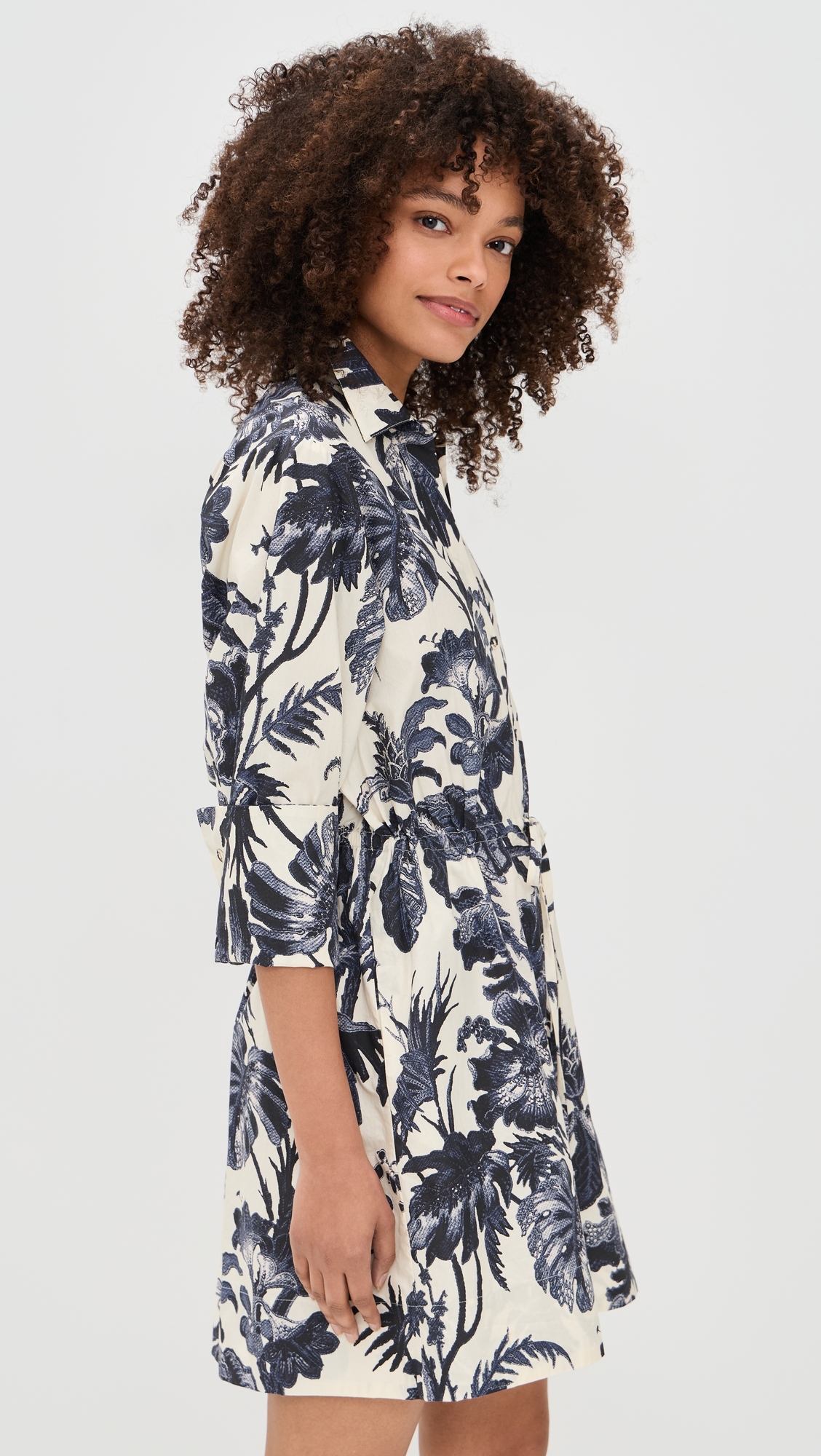 Henry Dress Fauna Floral Navy